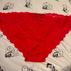 Victoria's Secret Red Lace Panties